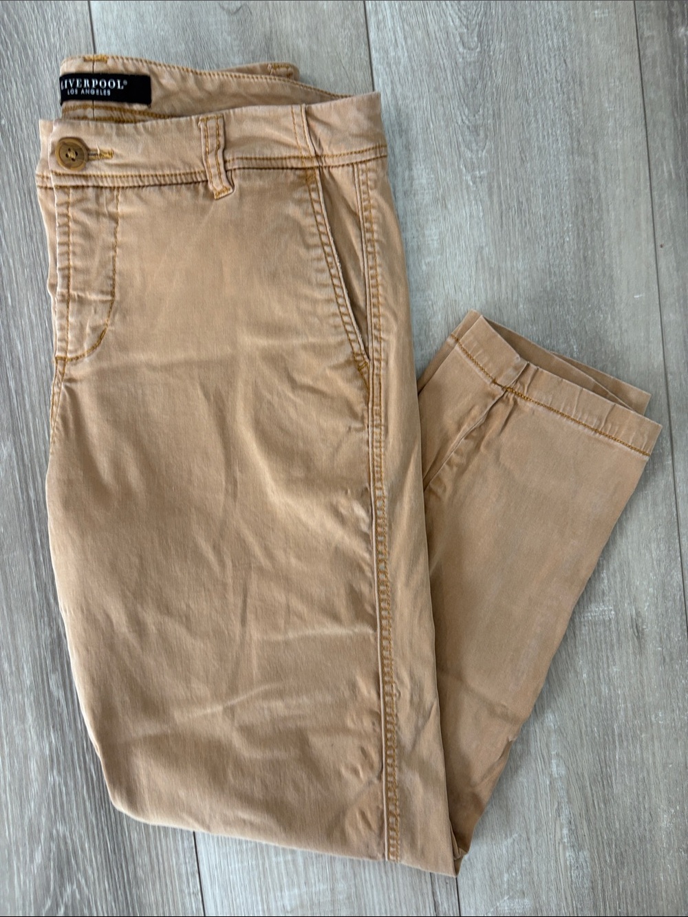 Liverpool Los Angeles  Woman’s  Khaki/Tan Chino Pants